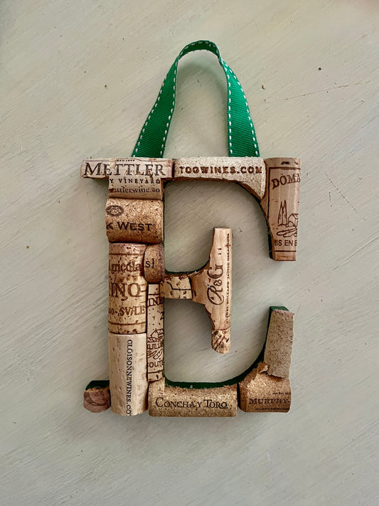Green Monogram Ornament LIMITED