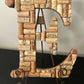 12 " Handmade Cork Monogram