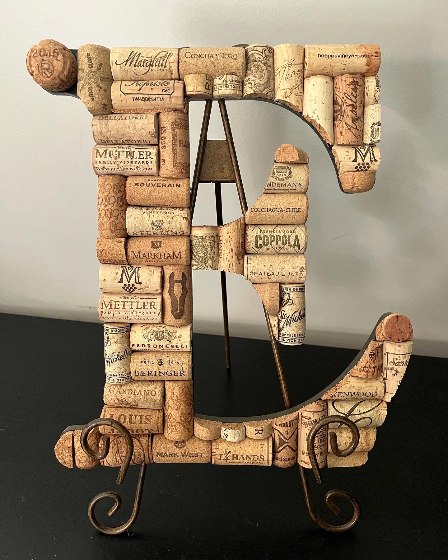 12 " Handmade Cork Monogram